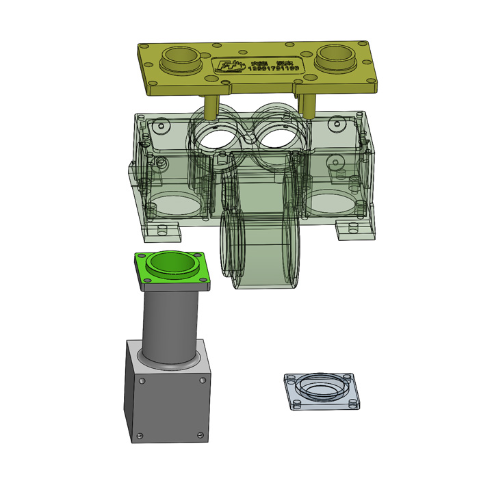開蓋式裝配割臺箱