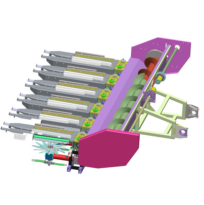 定距收割割臺(tái)
